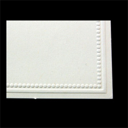 Carte rectangle avec contour en relief/01